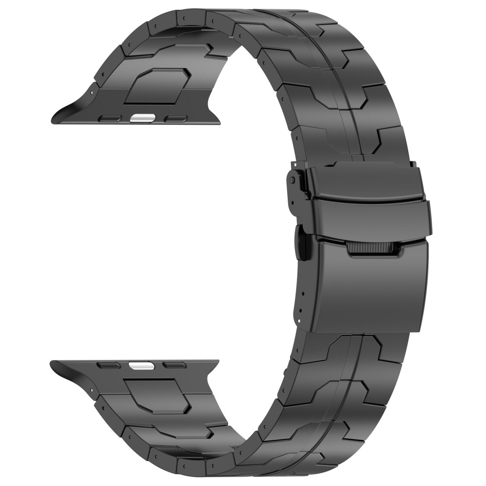  Apple Watch 42/44/45/46/49 mm Armband Steel Svart