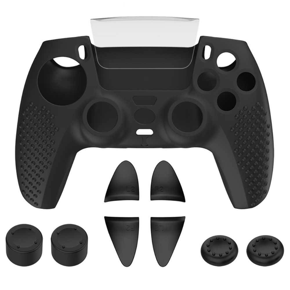  PlayStation 5 Grip Skal Silikon Svart