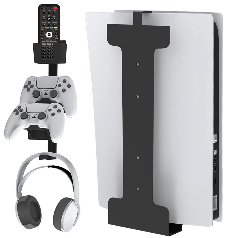  PS5 Universal Väggfäste I Metall För Konsol, Handkontroll, Headset