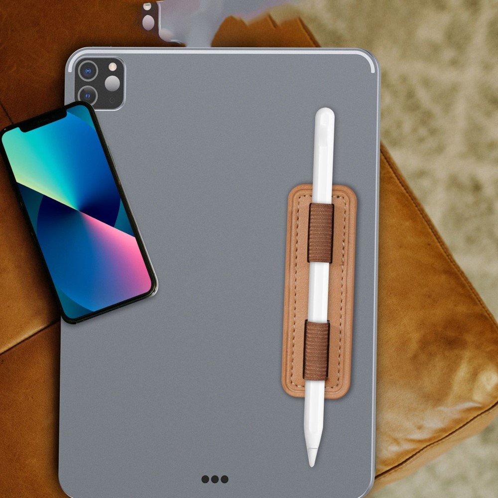 AHASTYLE AHASTYLE Universal Stylus Pennhållare I PU-Läder Brun