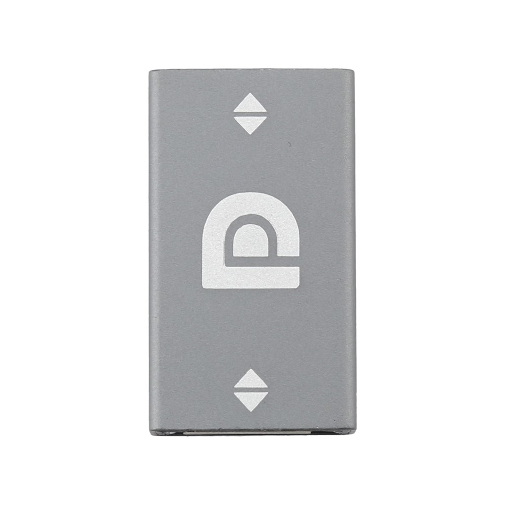  DisplayPort Hona till DisplayPort Hona Förlängning Adapter Grå