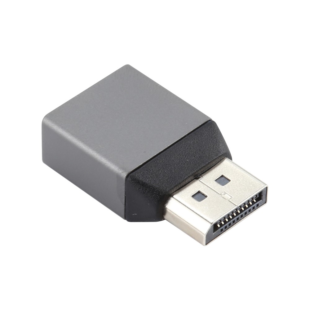  DisplayPort Hona till DisplayPort Hane Adapter Grå