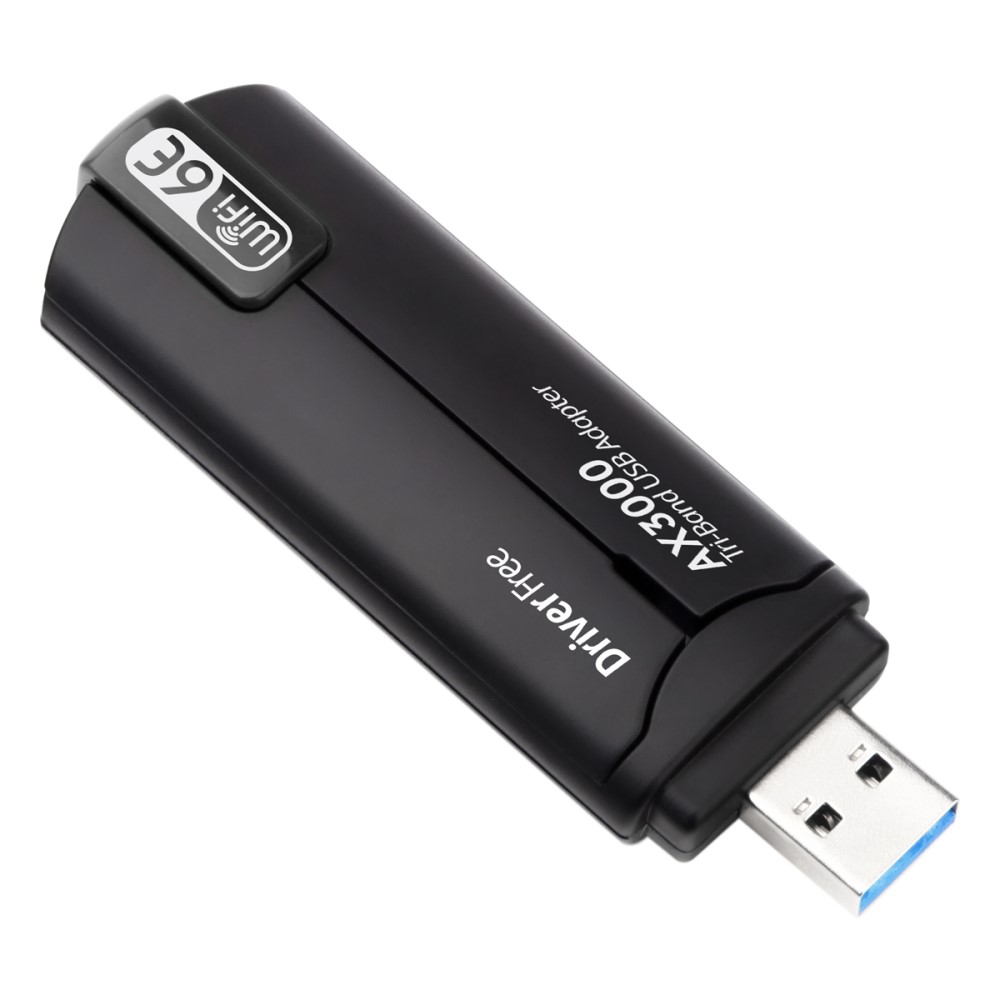  Wi-Fi Receiver USB 3.0 AX-3000 WiFi6 Nätverkskort Svart