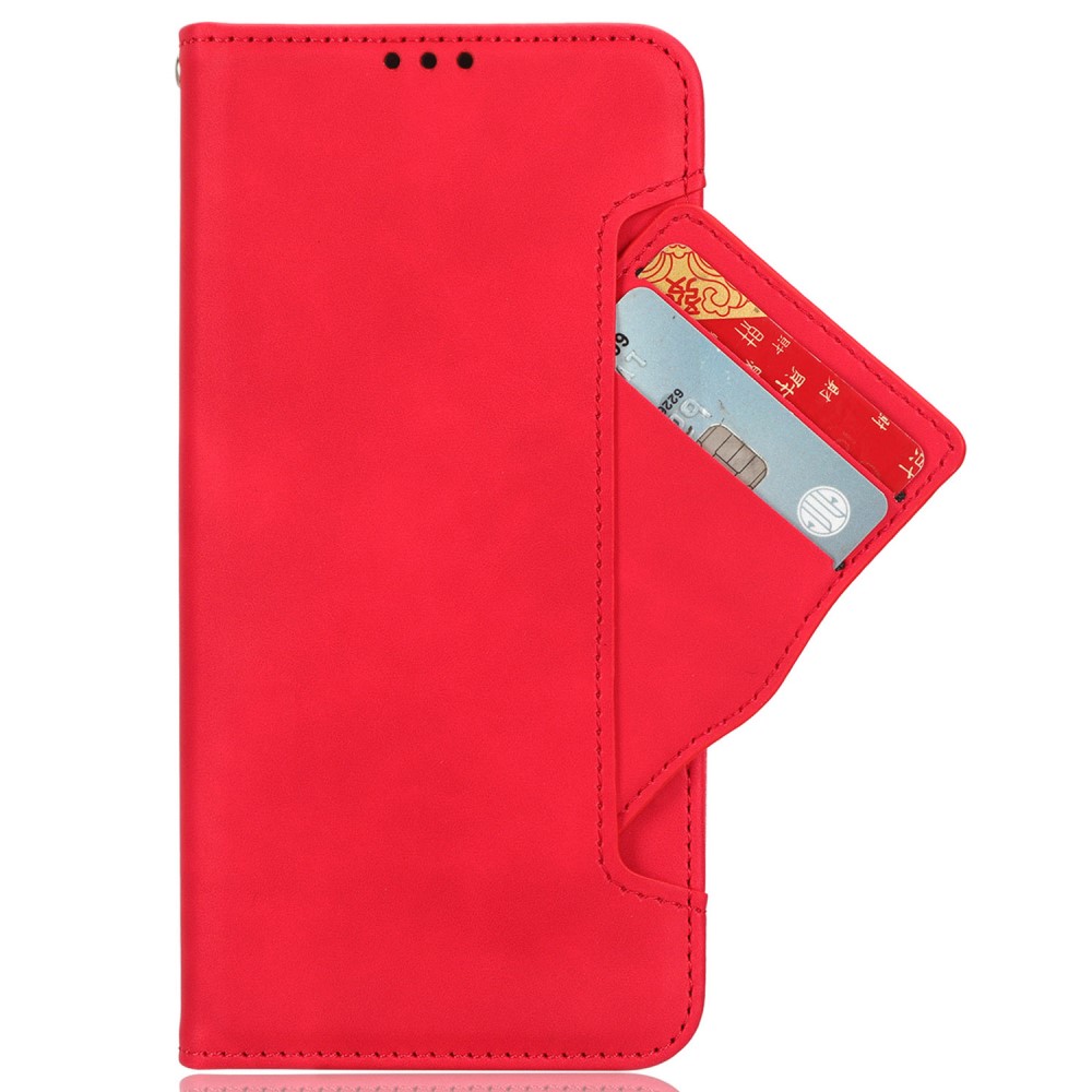  Samsung Galaxy A05s 4G Fodral Med Avtagbart Kortfodral Röd