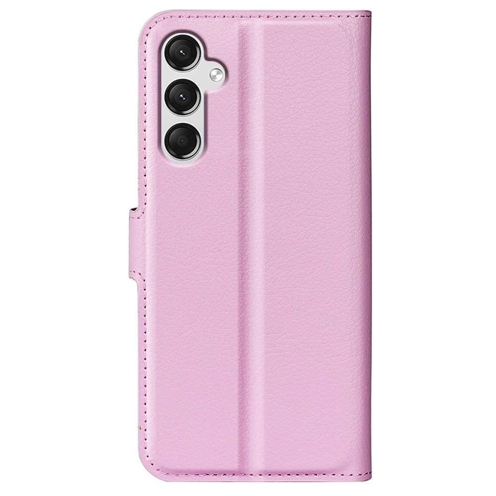  Samsung Galaxy A25 5G Fodral Litchi Läder Ljus Rosa