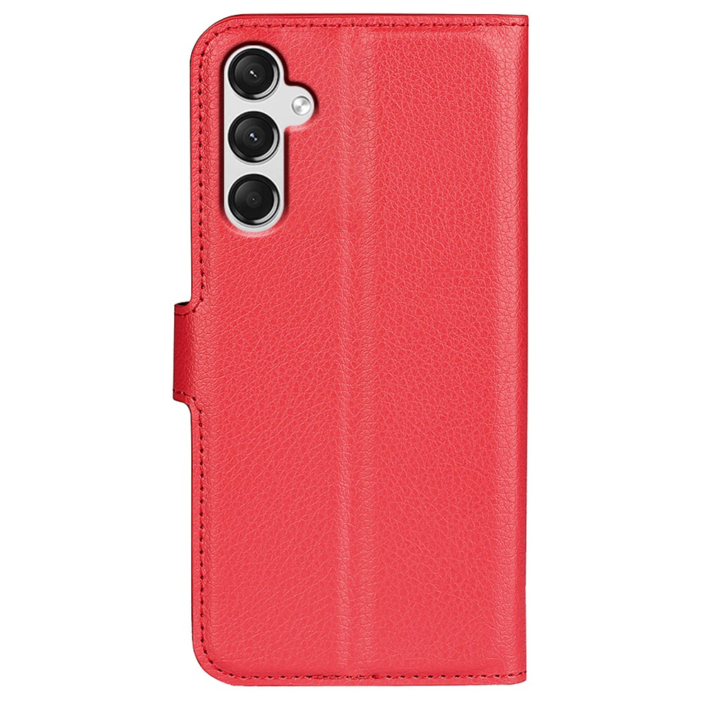  Samsung Galaxy A25 5G Fodral Litchi Läder Röd
