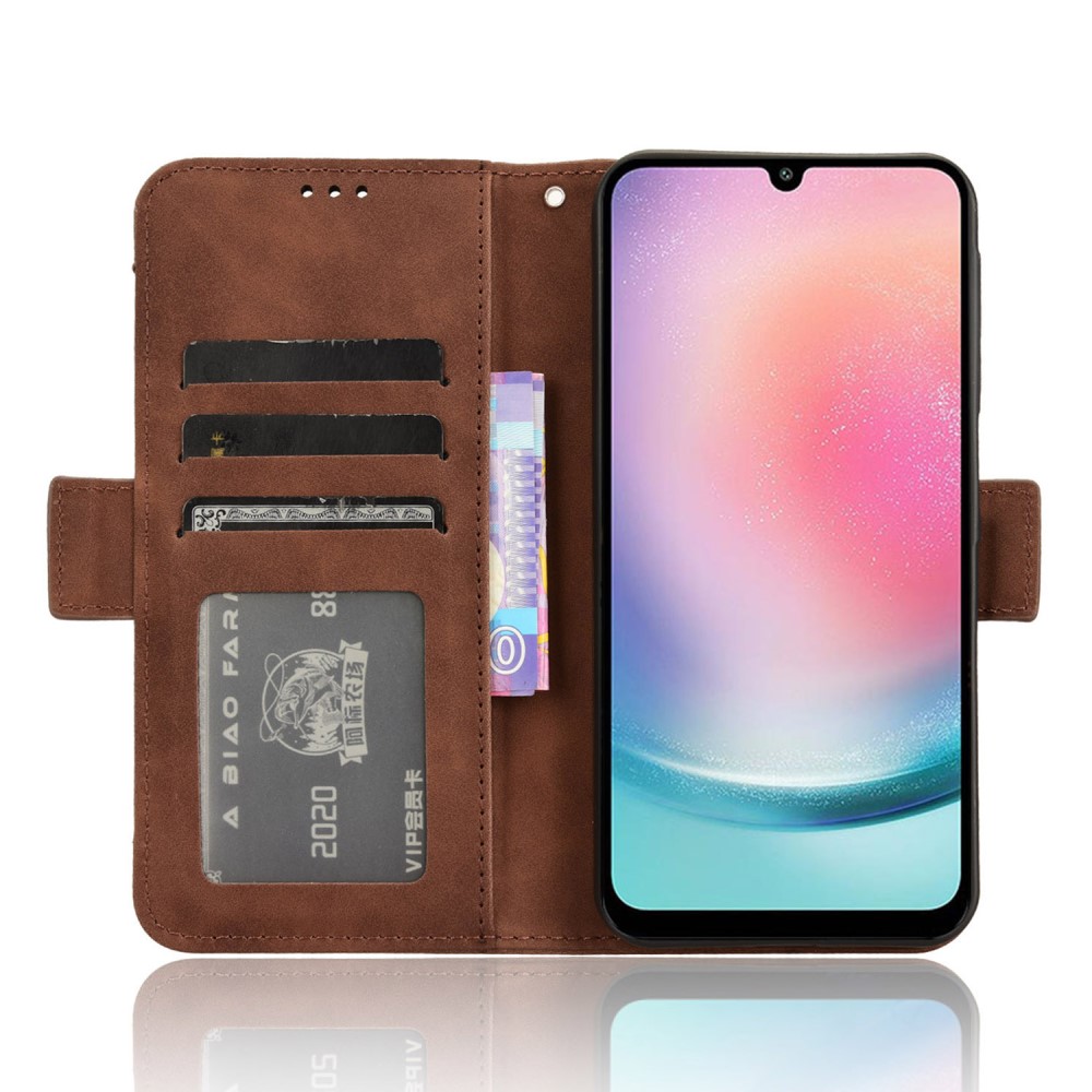  Samsung Galaxy A25 5G Fodral Med Avtagbart Kortfodral Brun