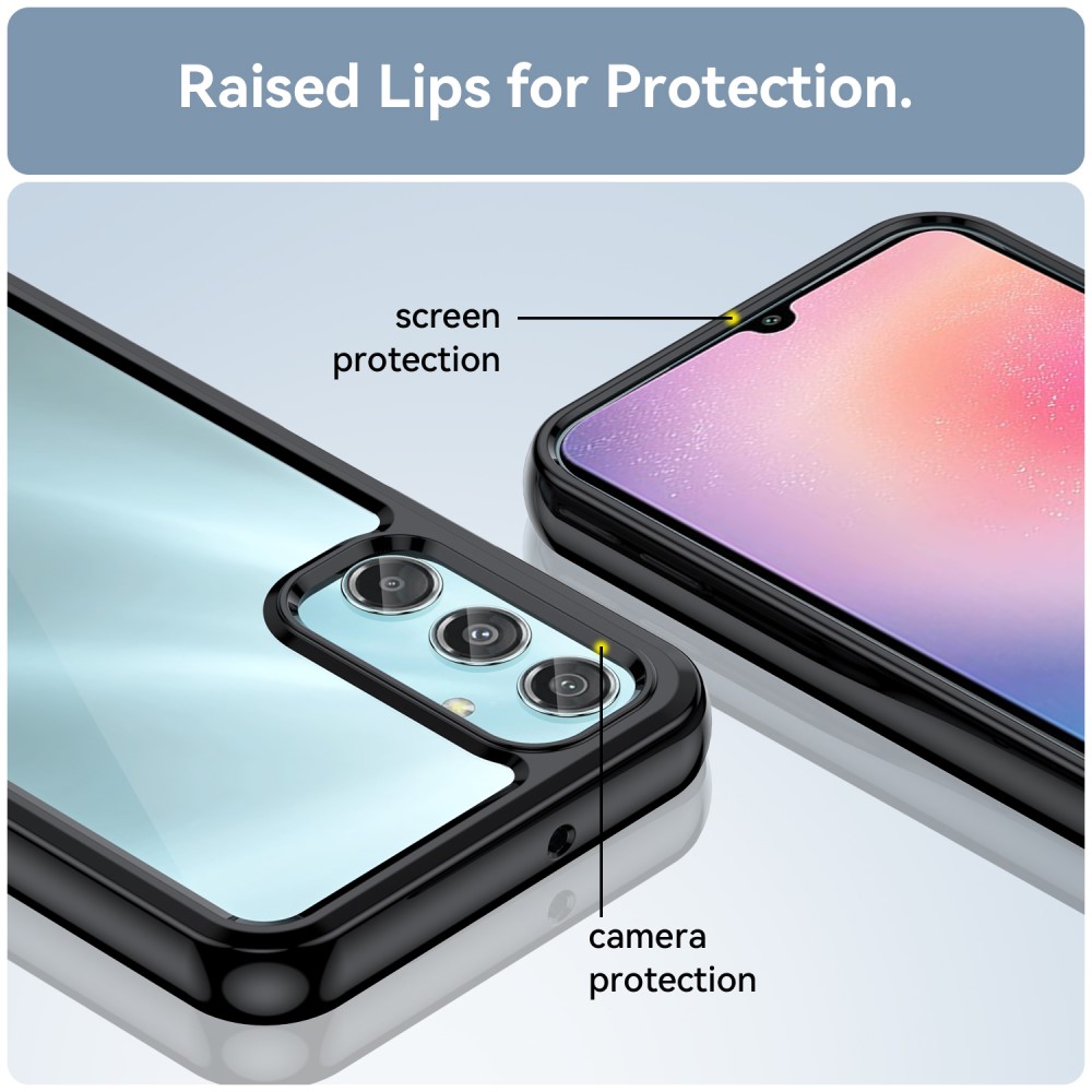  Samsung Galaxy A25 5G Skal Shockproof Akryl/TPU Svart
