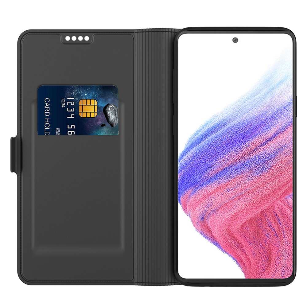  Samsung Galaxy A25 5G Fodral Slim Läder Svart