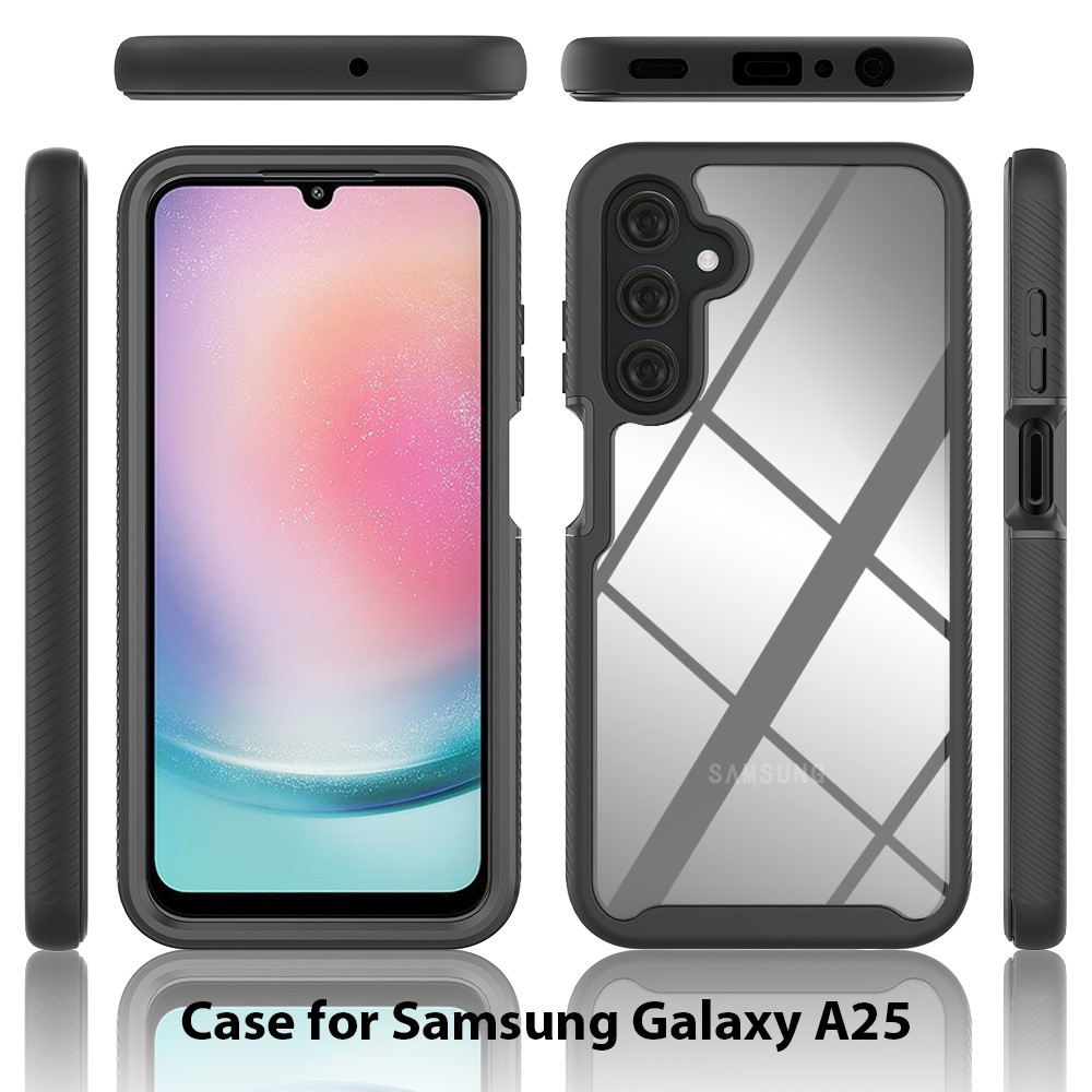  Samsung Galaxy A25 5G 360° Shockproof Hybrid Skal Svart