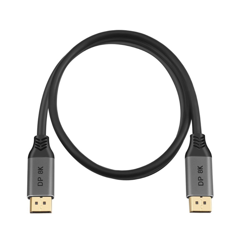  DisplayPort 1.4 Hane - DisplayPort 1.4 Hane 8K 60Hz 5m Kabel Svart