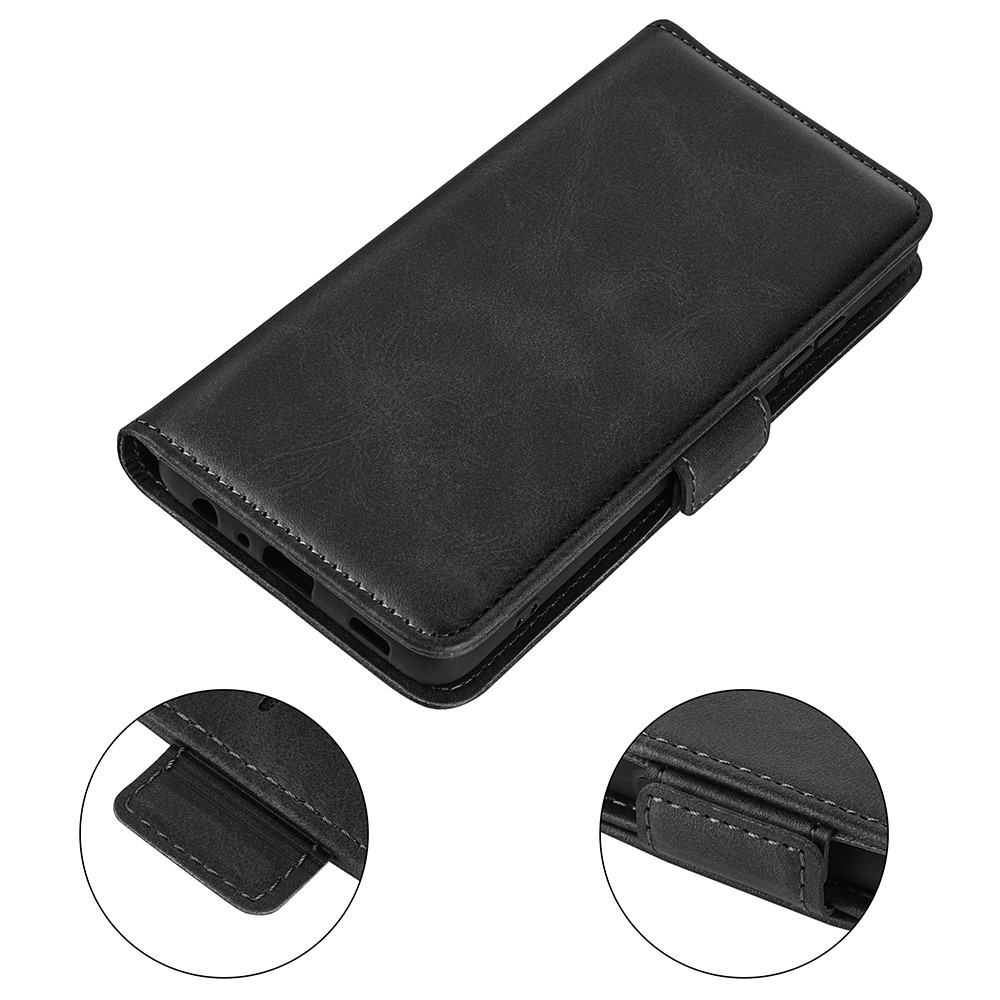  Samsung Galaxy S24 Fodral Med Magnetisk Stängning Svart