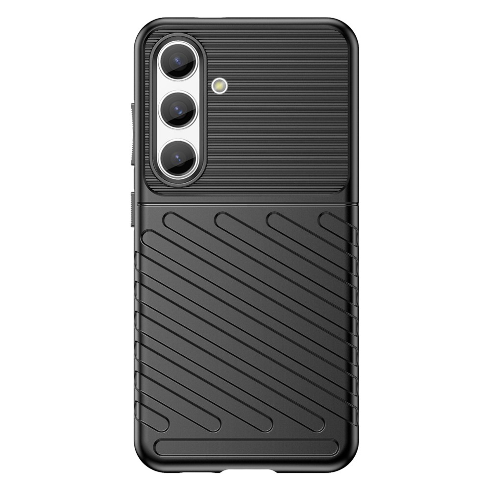  Samsung Galaxy S24 Skal Twill Textur Svart