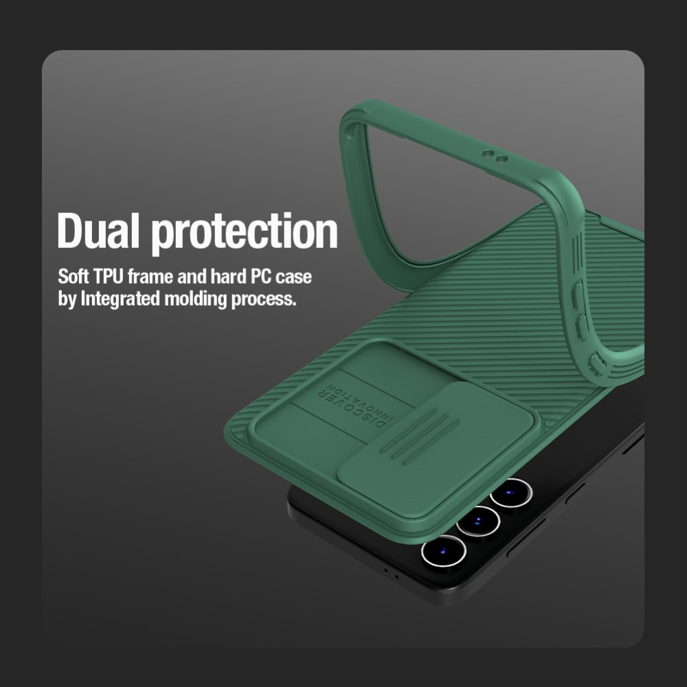 NILLKIN NILLKIN Samsung Galaxy S24 Skal MagSafe CamShield Pro Grön
