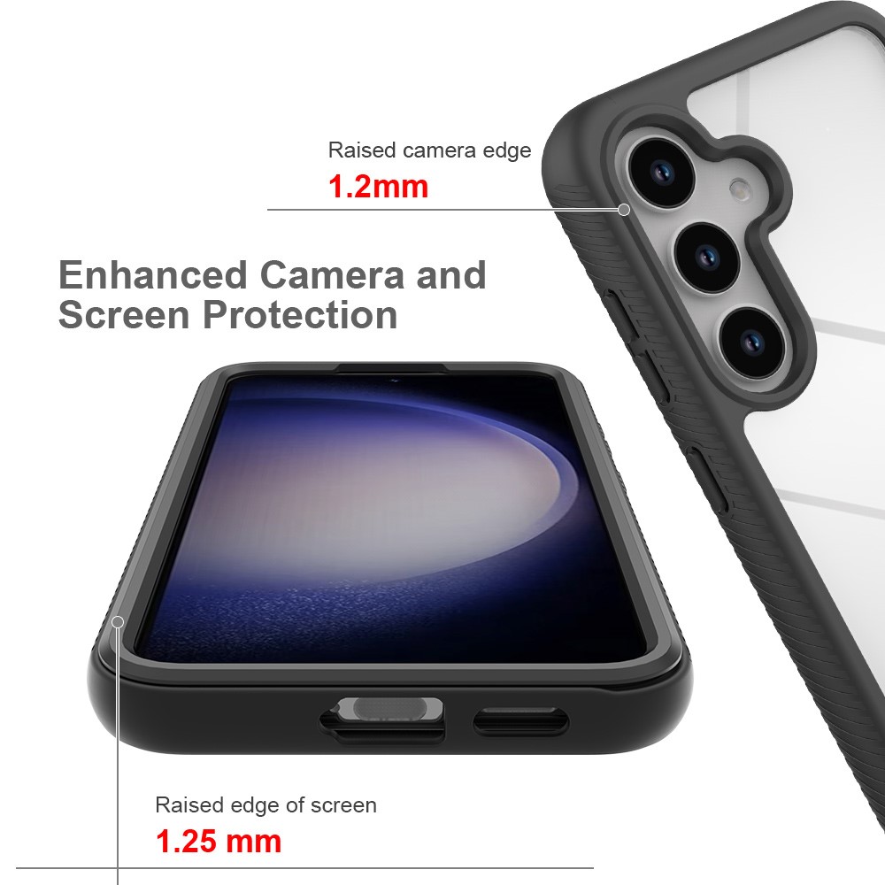  Samsung Galaxy S24 Skal Hybrid Defense Svart