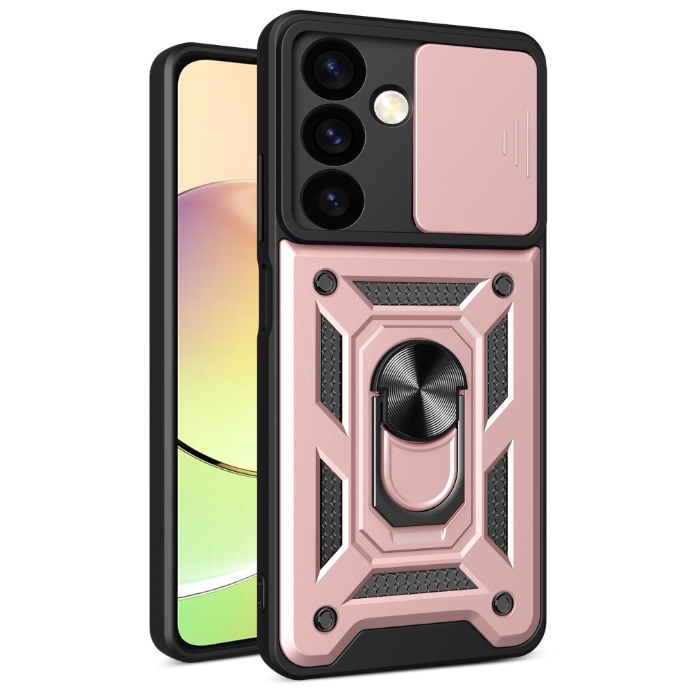  Samsung Galaxy S24 Plus Skal CamShield Hybrid Ring Roséguld