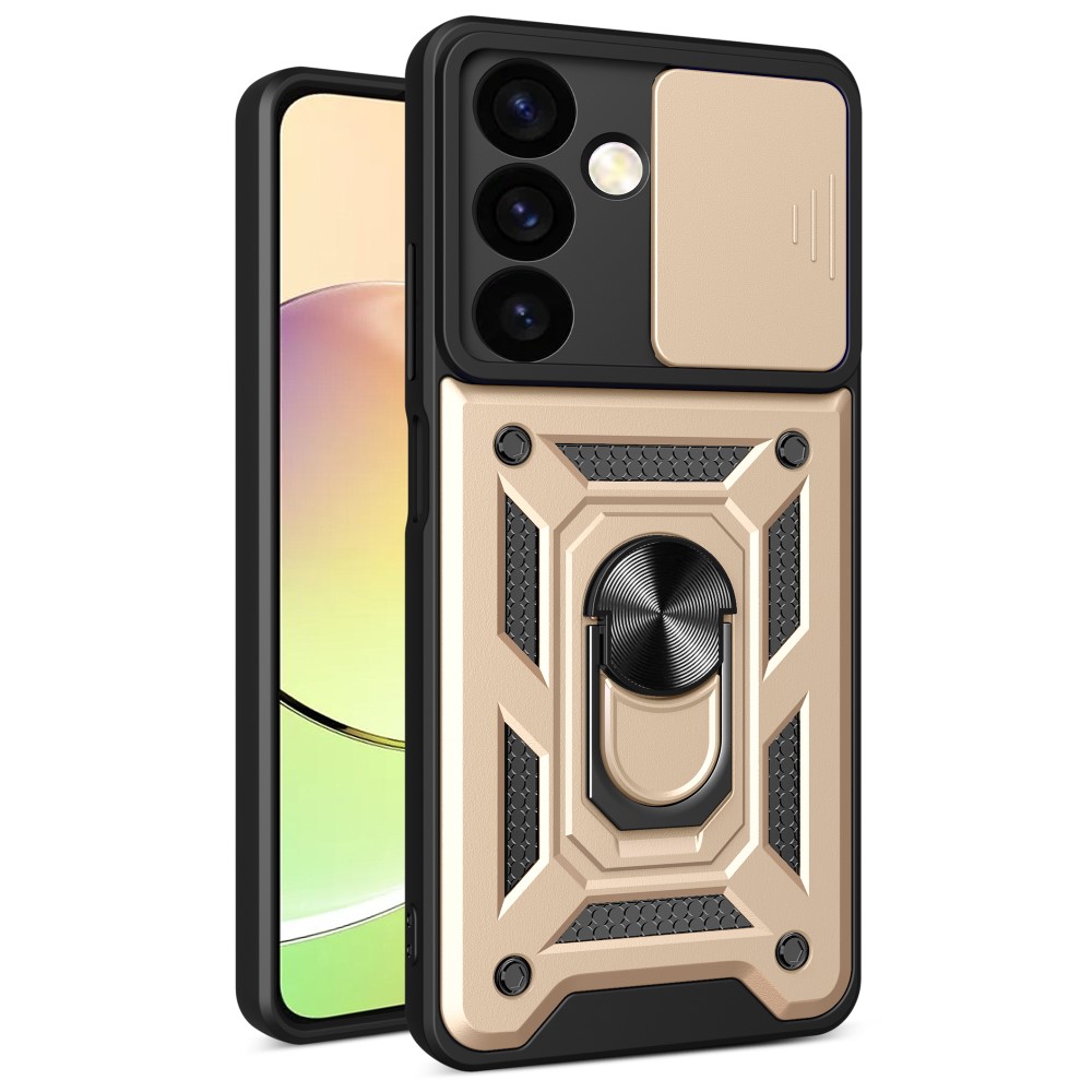  Samsung Galaxy S24 Plus Skal CamShield Hybrid Ring Guld