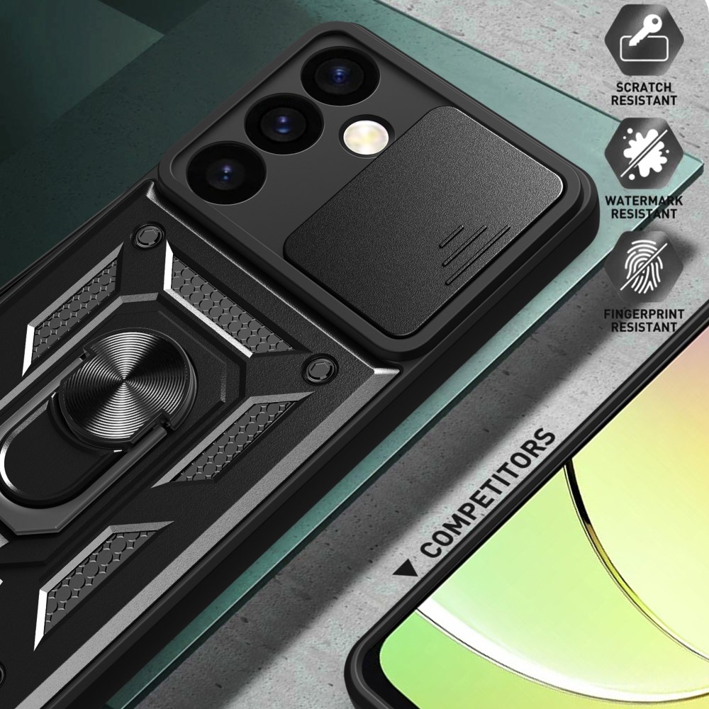  Samsung Galaxy S24 Plus Skal CamShield Hybrid Ring Blå
