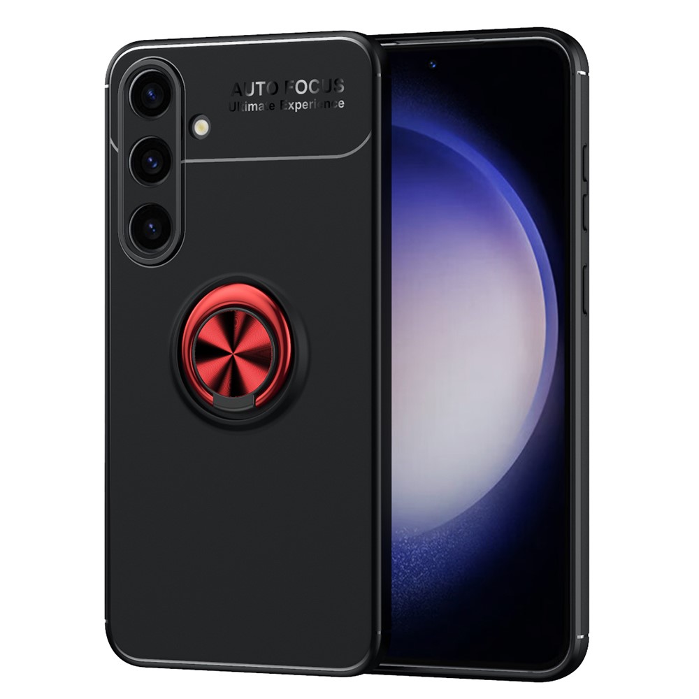  Samsung Galaxy S24 Plus Skal Ring Svart/Röd