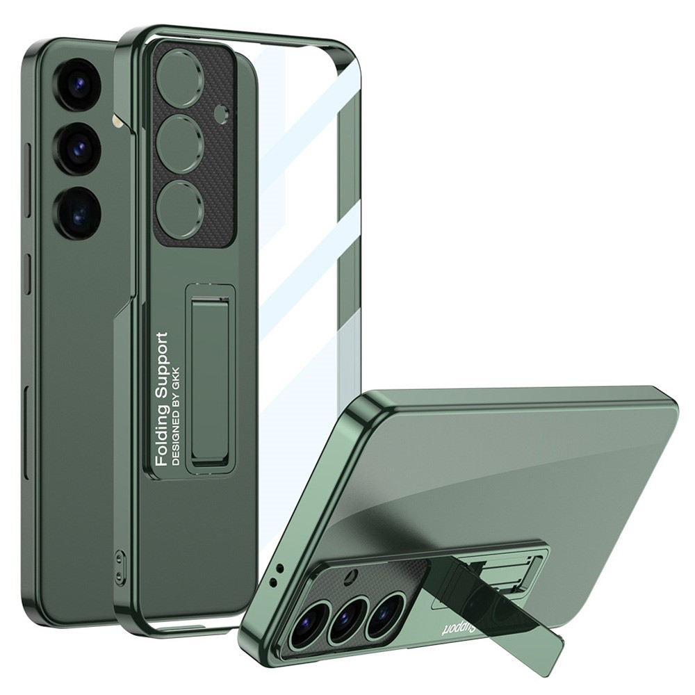 GKK GKK Galaxy S24 Plus Skal Hybrid Kickstand Mörk Grön