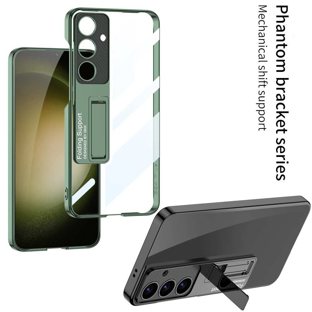 GKK GKK Galaxy S24 Plus Skal Hybrid Kickstand Mörk Grön