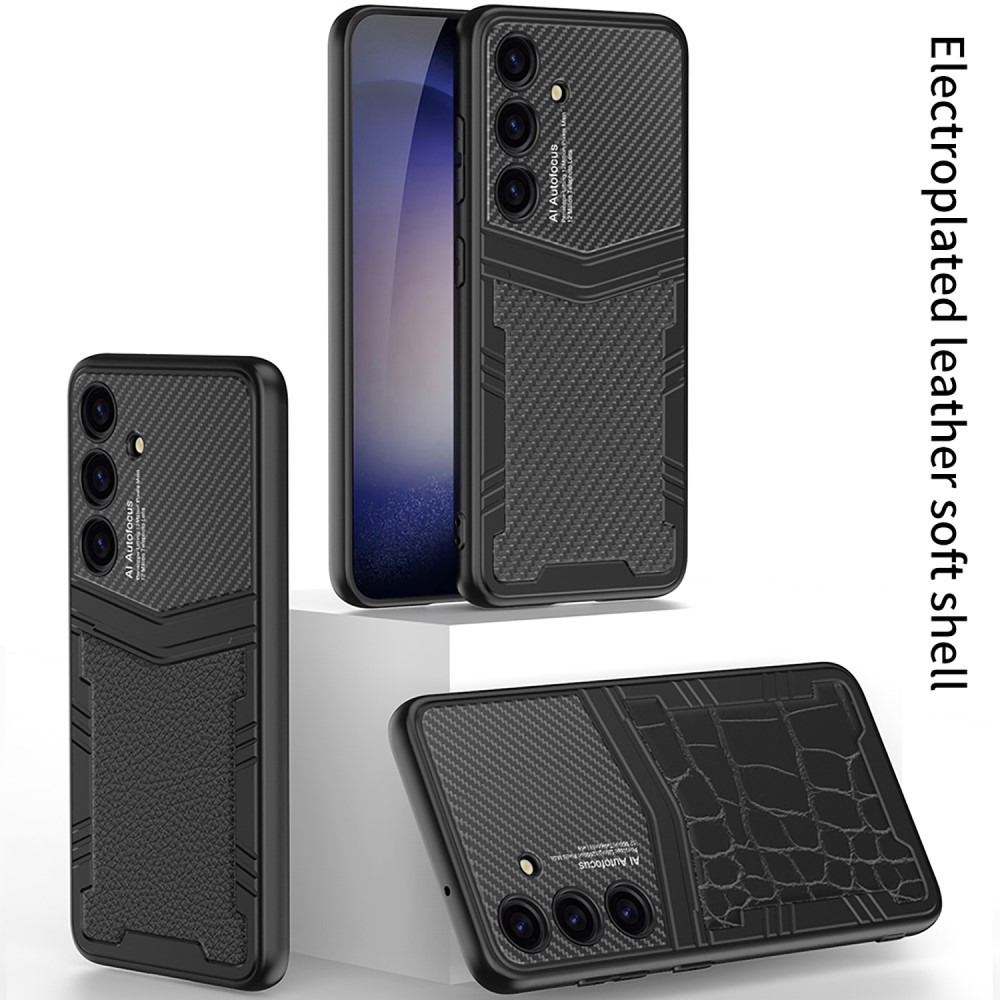GKK GKK Galaxy S24 Plus Skal Hybrid Läder Krokodil