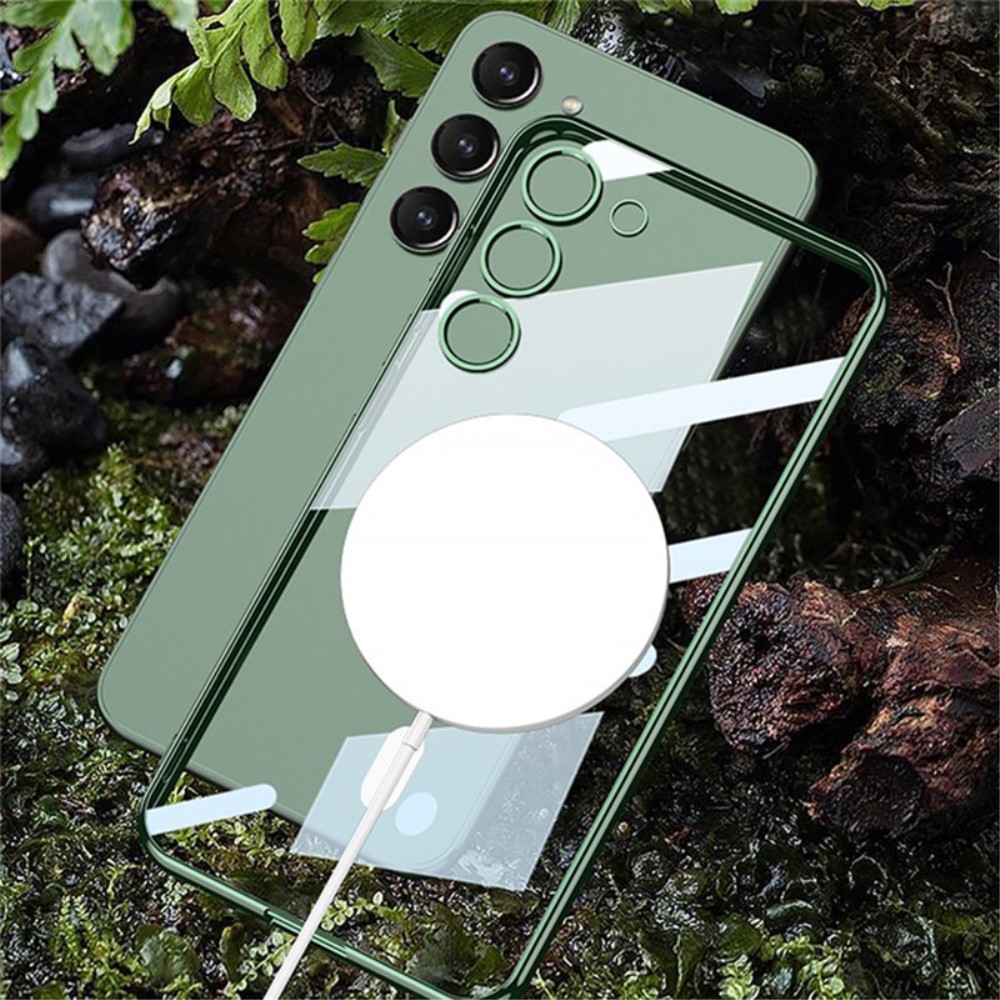 GKK GKK Galaxy S24 Plus Skal MagSafe Electroplate Midnight Green