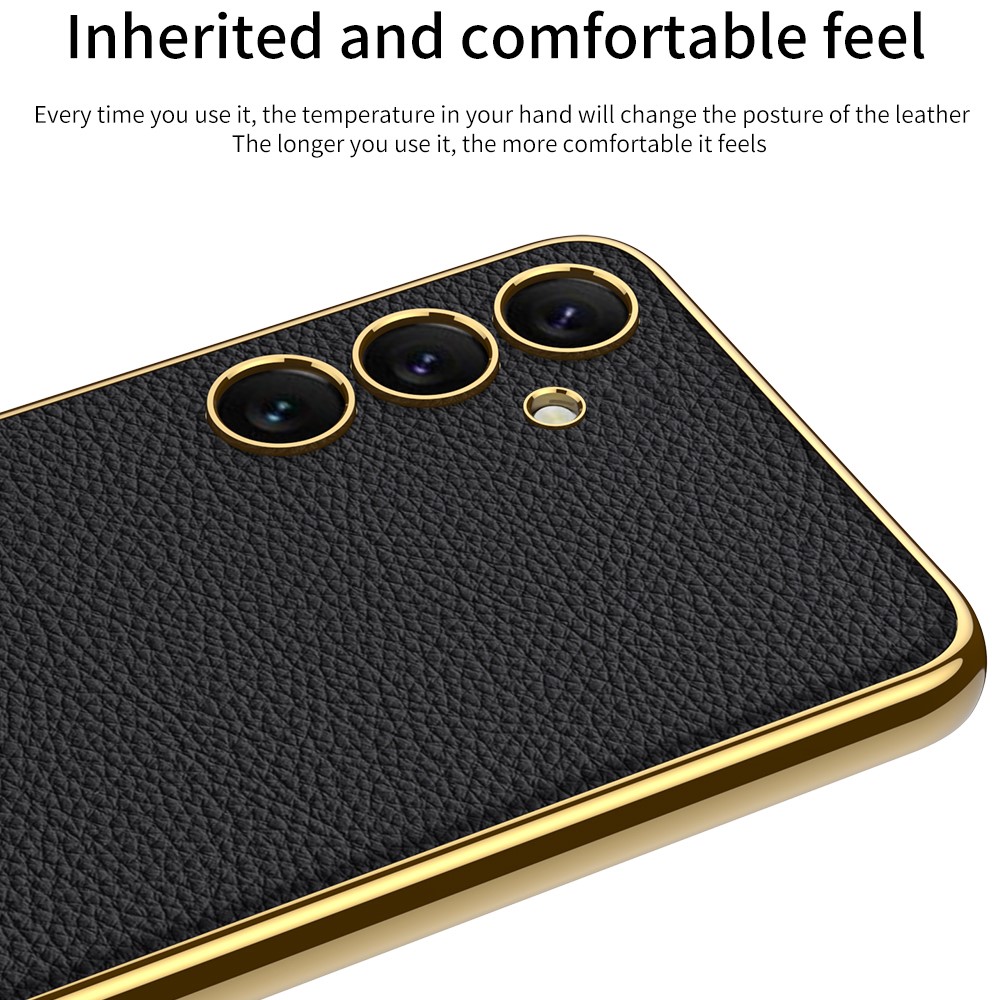 GKK GKK Galaxy S24 Plus Skal Hybrid Electroplate Kolfiber Textur