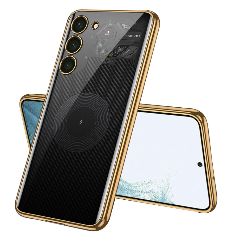 GKK GKK Galaxy S24 Plus Skal Härdat Glas Electroplate Premium