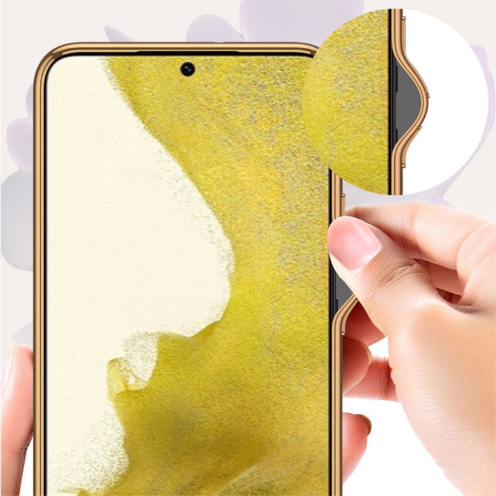 GKK GKK Galaxy S24 Plus Skal Härdat Glas Electroplate Blue Ocean
