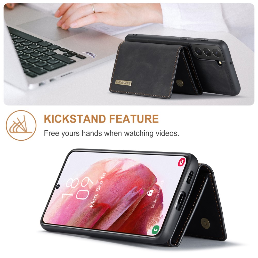 DG.MING DG.MING Galaxy S24 Plus Skal 2in1 Magnetisk Avtagbart Kortfack