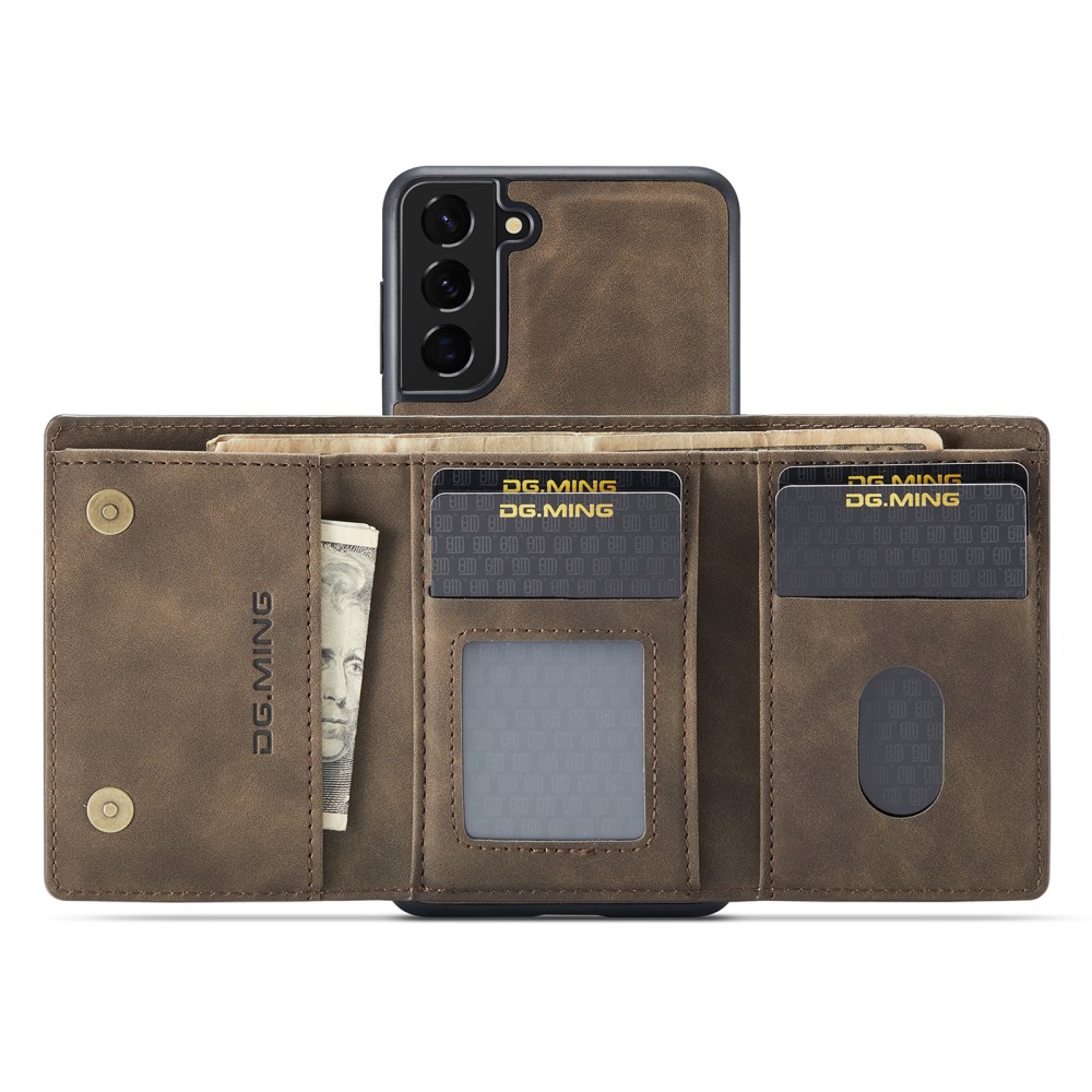 DG.MING DG.MING Galaxy S24 Plus Skal 2in1 Magnetisk Avtagbart Kortfack