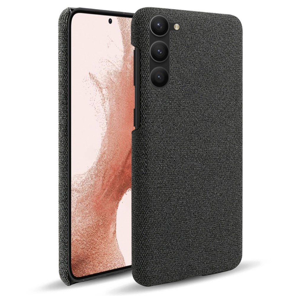  Samsung Galaxy S24 Plus Slim Tygbelagt Skal Svart