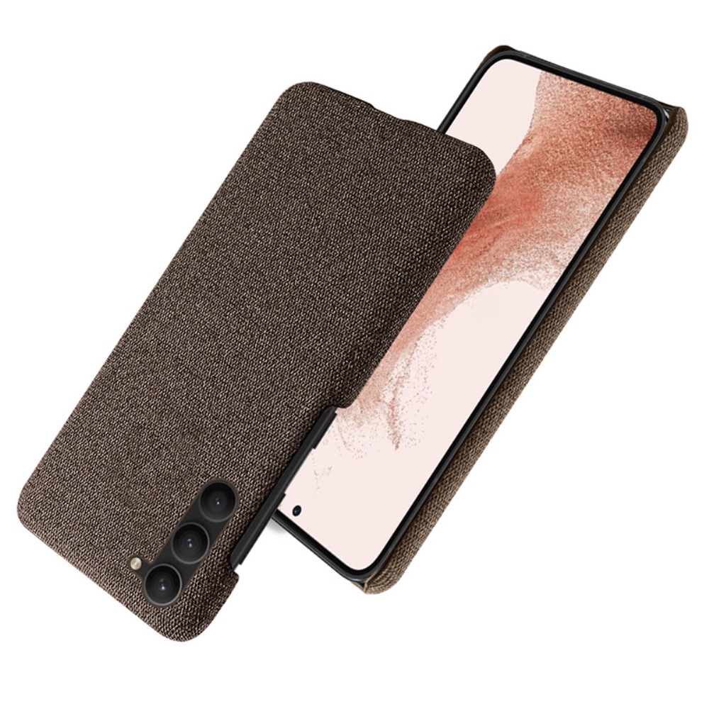  Samsung Galaxy S24 Plus Slim Tygbelagt Skal Brun