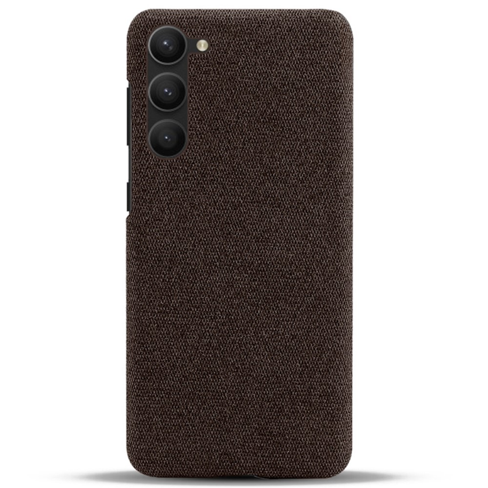  Samsung Galaxy S24 Plus Slim Tygbelagt Skal Brun