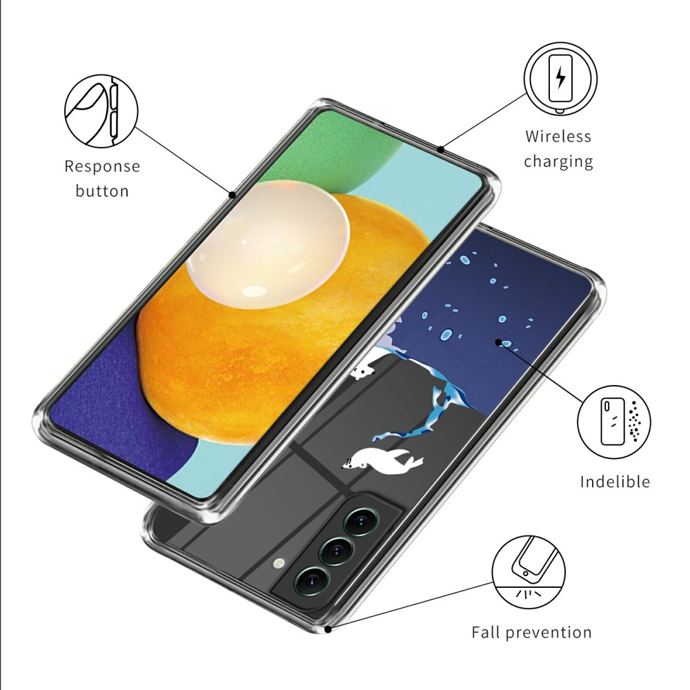  Samsung Galaxy S24 Plus Skal Med Tryck Isbjörn
