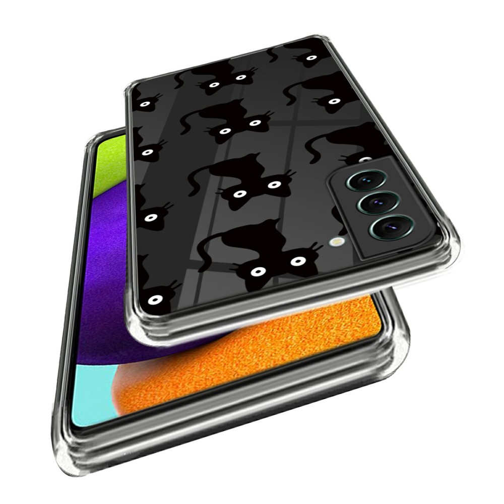  Samsung Galaxy S24 Plus Skal Med Tryck Svarta Katter