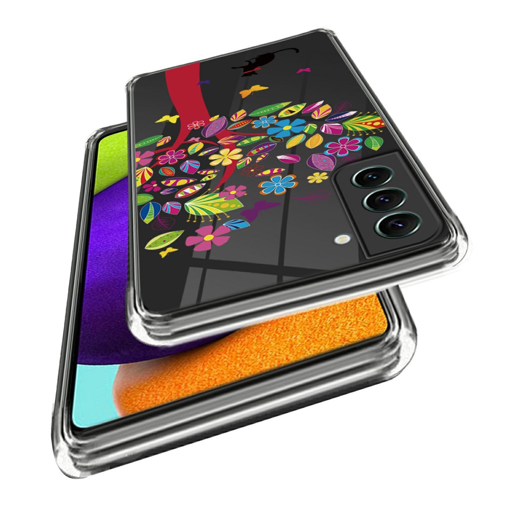  Samsung Galaxy S24 Plus Skal Med Tryck Blommigt Träd