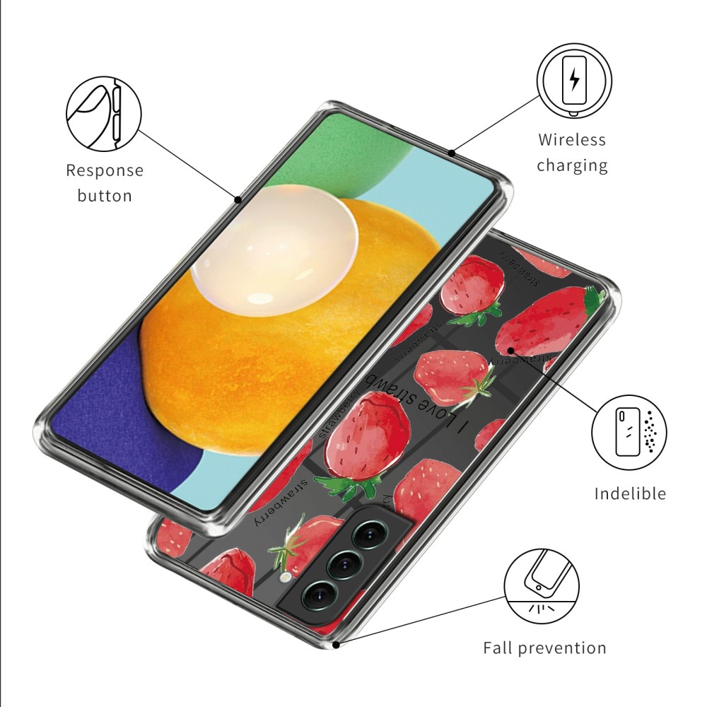  Samsung Galaxy S24 Plus Skal Med Tryck Jordgubbar