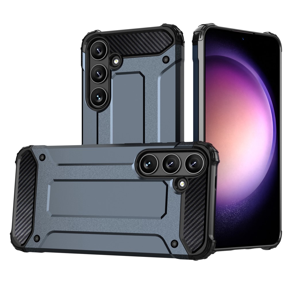  Galaxy S24 Plus Skal Shockproof Armor Hybrid Mörk Blå