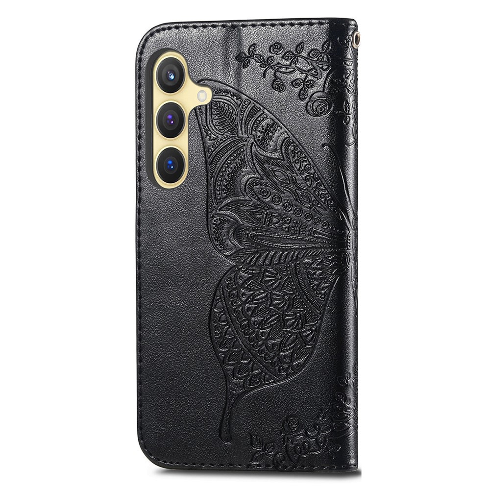  Samsung Galaxy S24 Plus Fodral Big Butterfly Svart