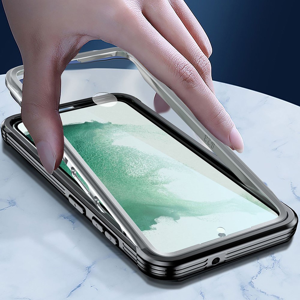  Samsung Galaxy S24 Plus 360° Shockproof Hybrid Skal Transparent