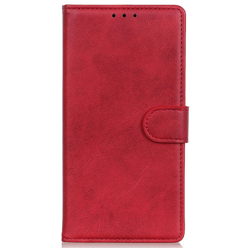  Samsung Galaxy S24 Ultra Fodral Läder Röd