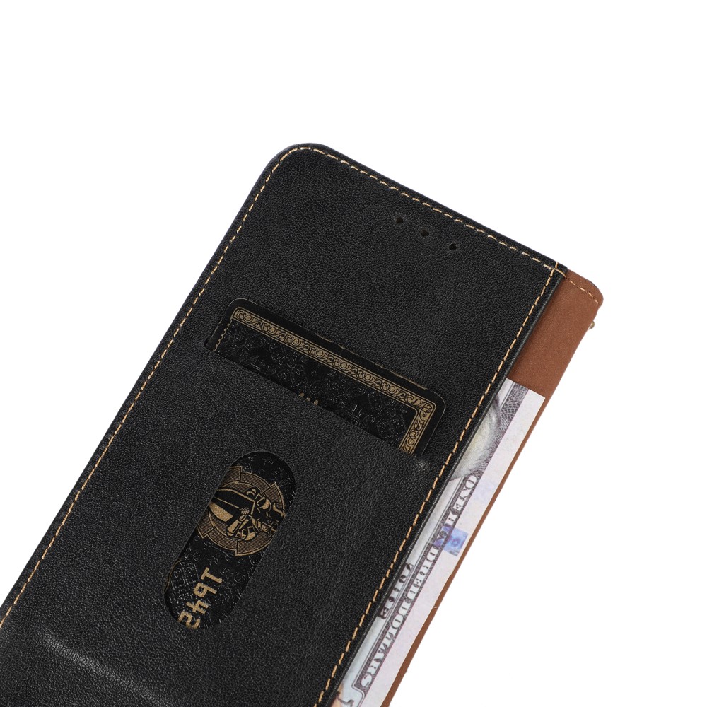 KHAZNEH KHAZNEH Galaxy S24 Ultra Fodral Flip RFID Äkta Läder Svart