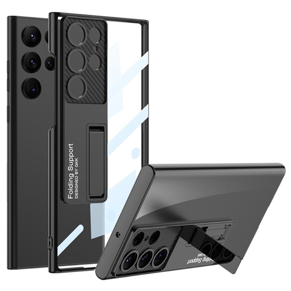 GKK GKK Galaxy S24 Ultra Skal Hybrid Kickstand Svart