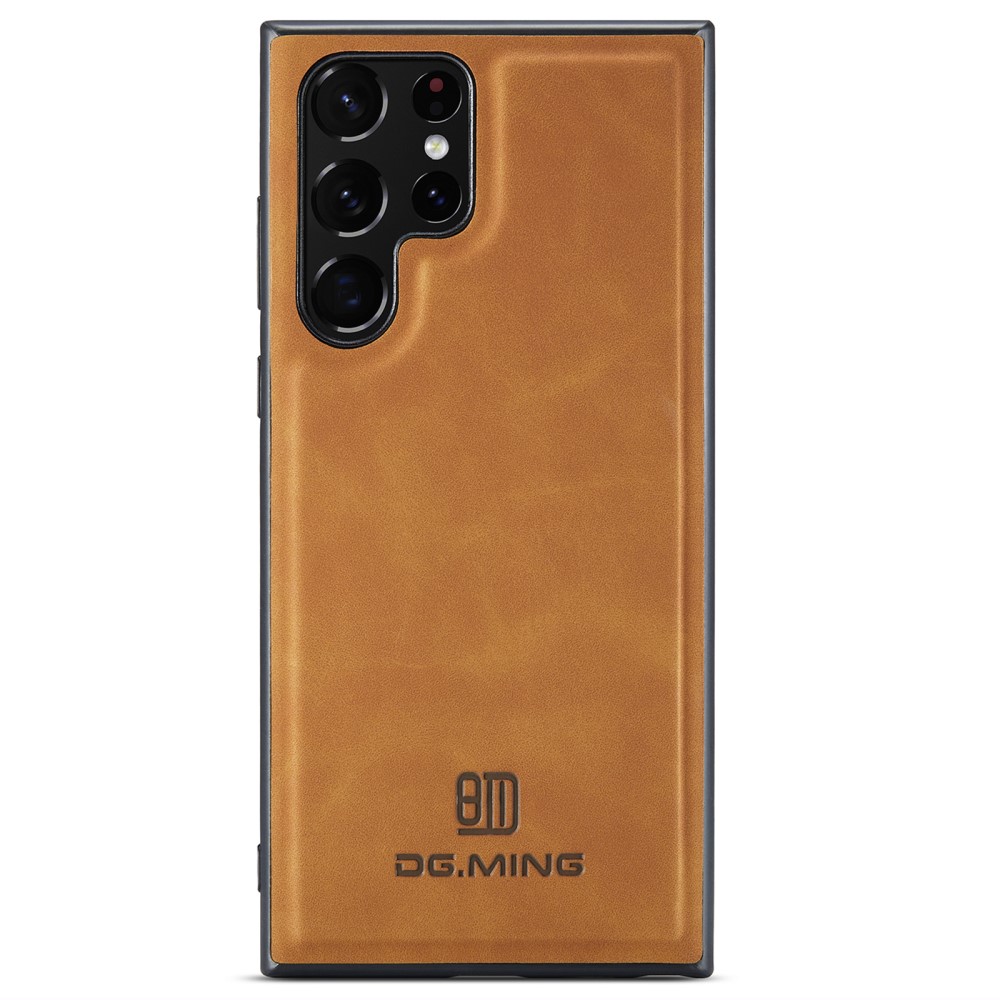 DG.MING DG.MING Galaxy S24 Ultra Skal Läderbelagt Brun