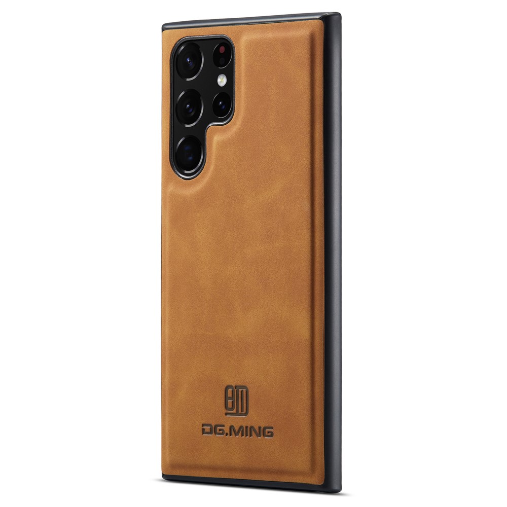 DG.MING DG.MING Galaxy S24 Ultra Skal Läderbelagt Brun