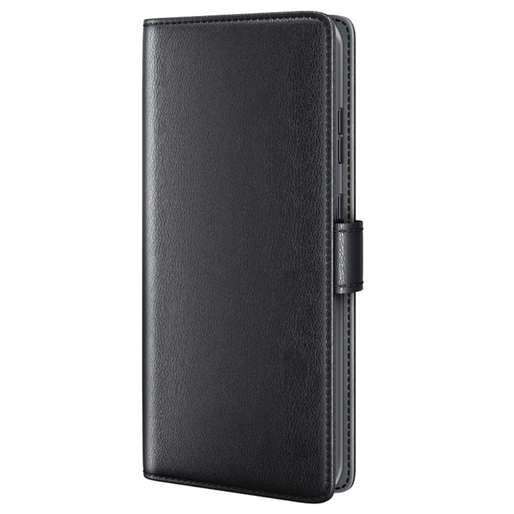  Samsung Galaxy S24 Ultra Fodral Premium Äkta Läder Svart