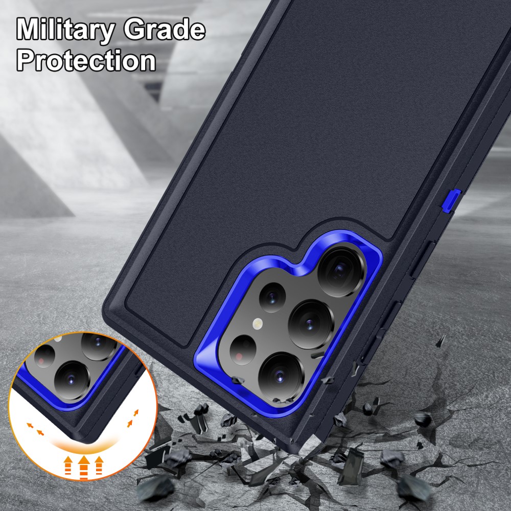  Galaxy S24 Ultra Skal Xtreme Shockproof Hybrid Svart/Blå