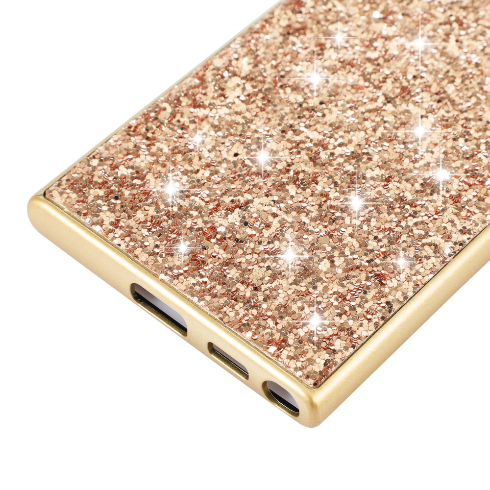  Galaxy S24 Ultra Skal Sparkling Glitter Svart